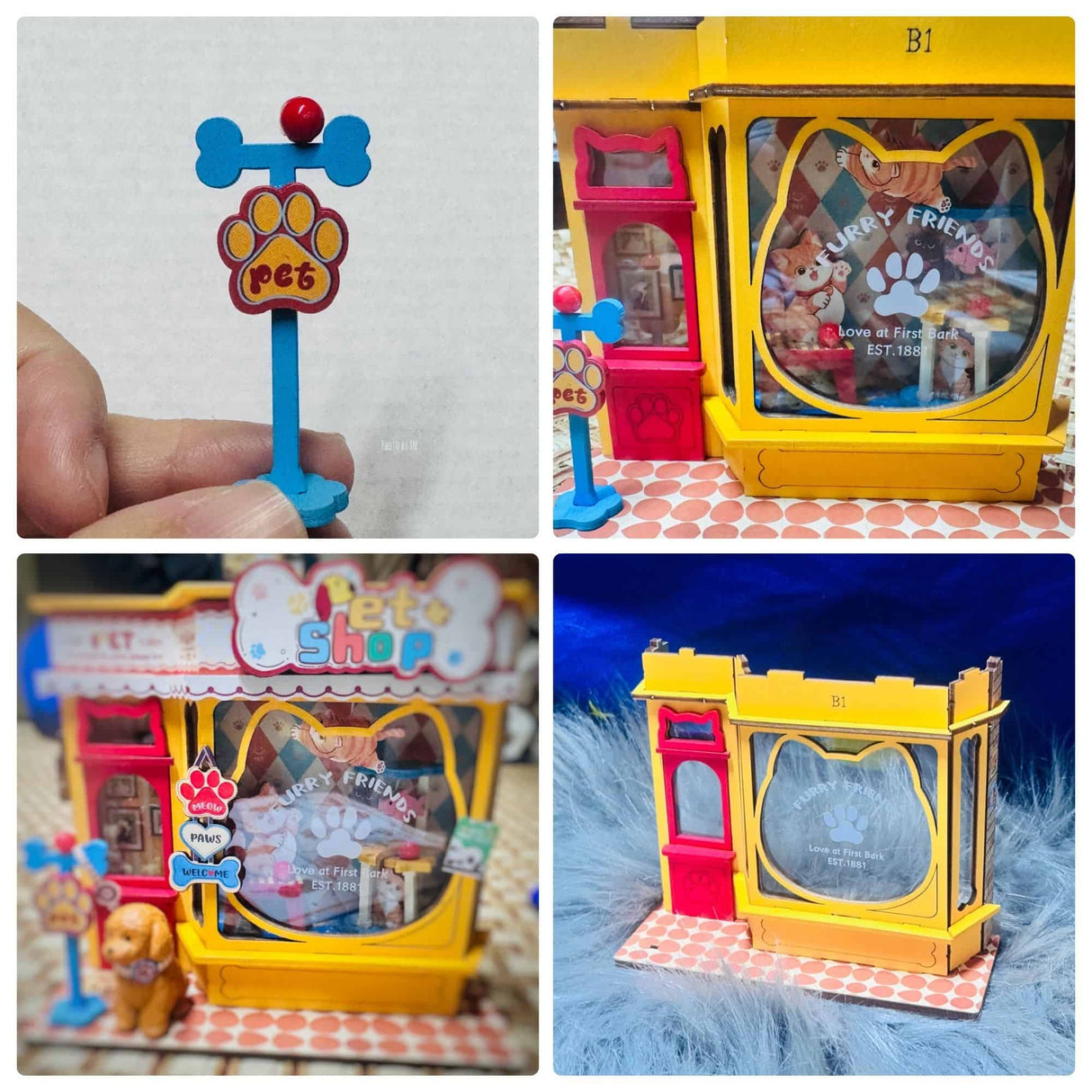 Rolife Secret World - Miniatura Armable Pawfect Pet Shop