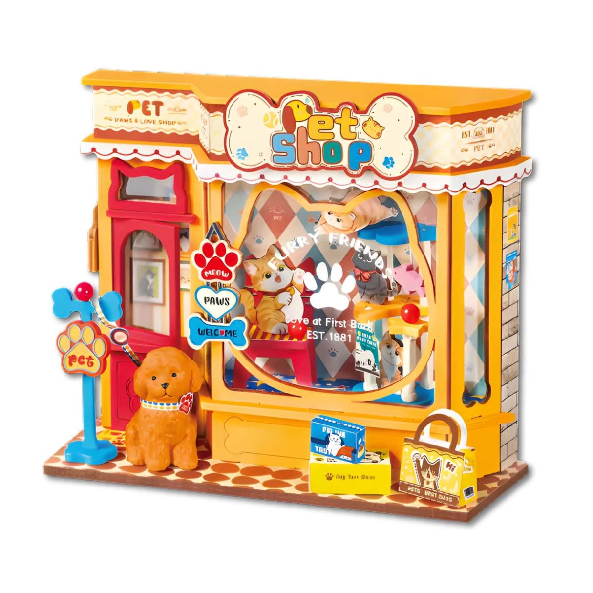 Rolife Secret World - Miniatura Armable Pawfect Pet Shop