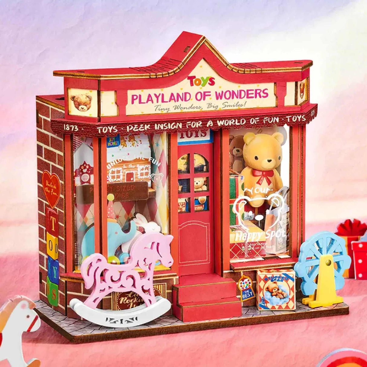 Rolife Secret World - Miniatura Armable Christmas Whimsy Toy Shop