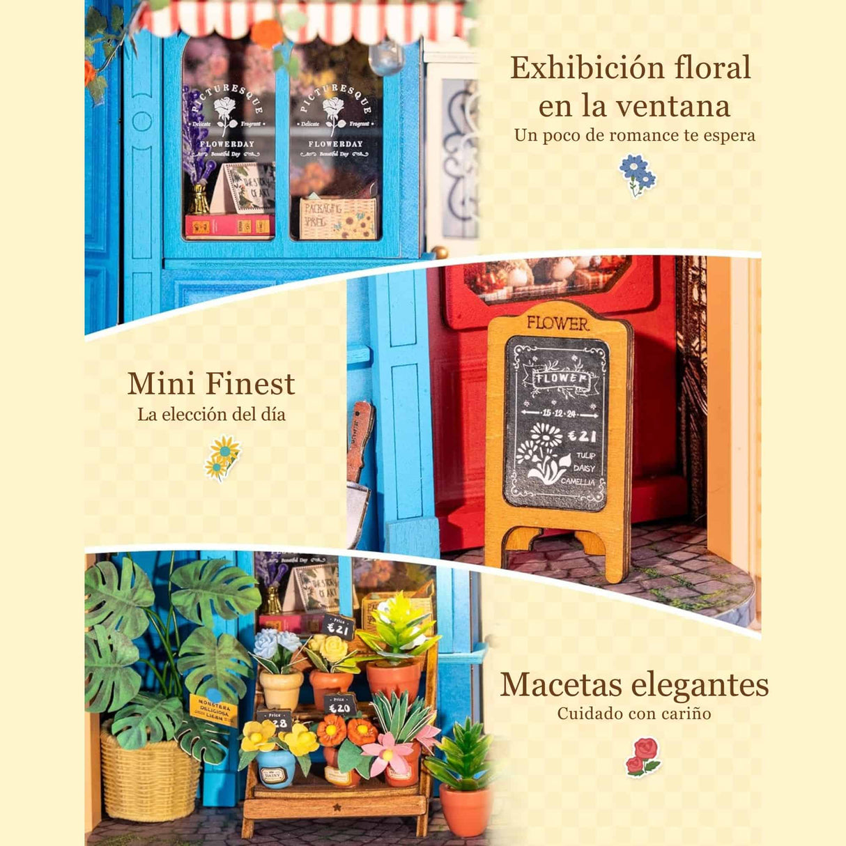 Rolife Story Frame Series - Puzzle 3D Daily Fresh Flower