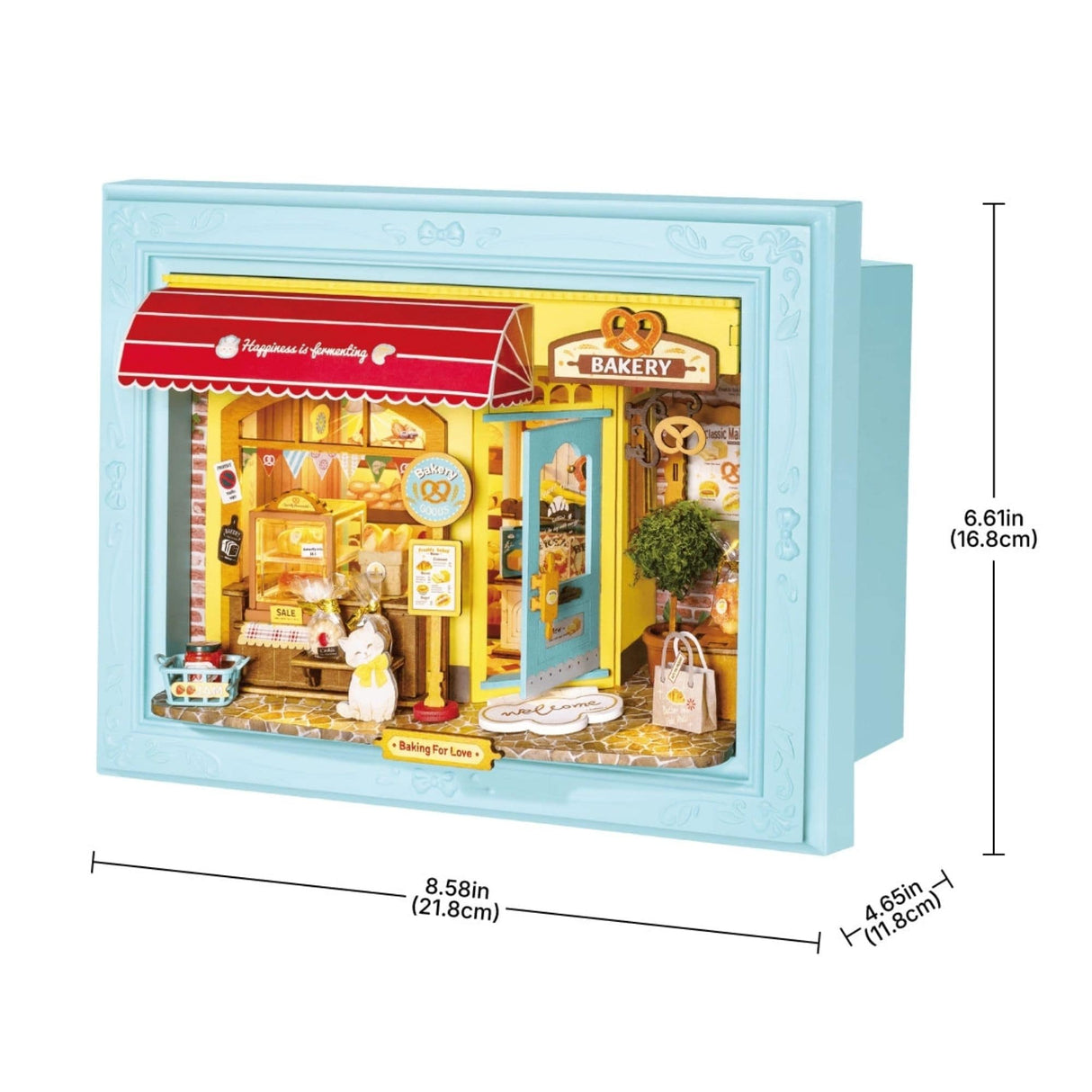 Rolife Story Frame Series - Puzzle 3D Fluffy Cat Bakery
