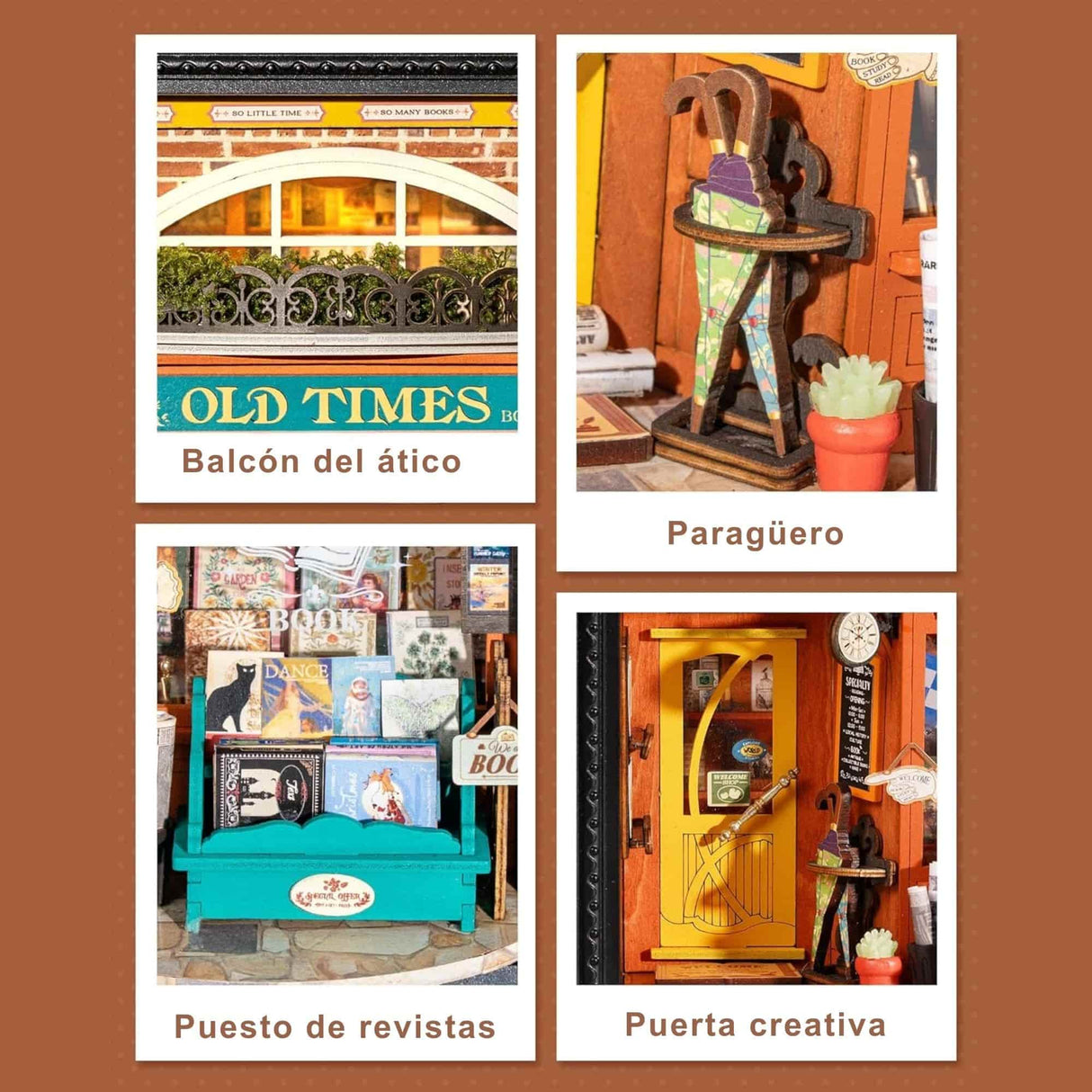 Rolife Story Frame Series - Puzzle 3D Old Times Bookstore
