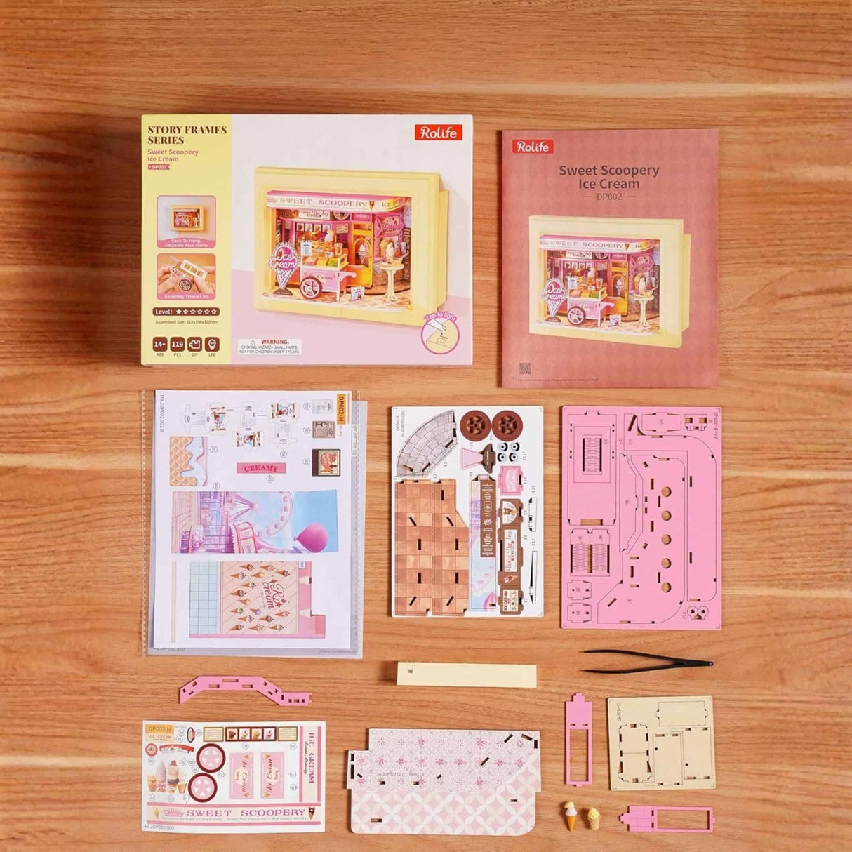Rolife Story Frame Series - Puzzle 3D Sweet Scoopery Ice Cream
