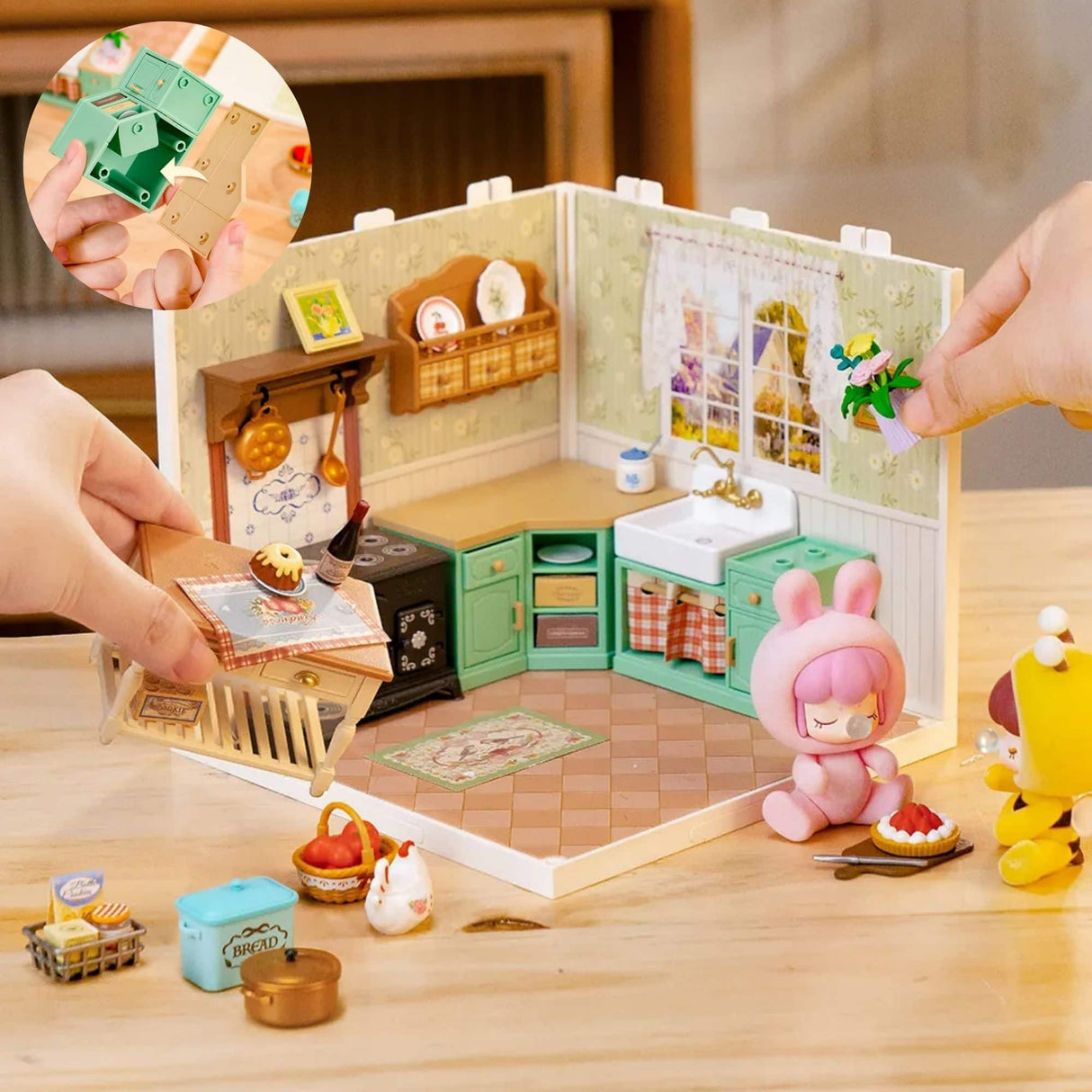 Rolife Super Creator - Casas Miniatura Farmhouse Kitchen