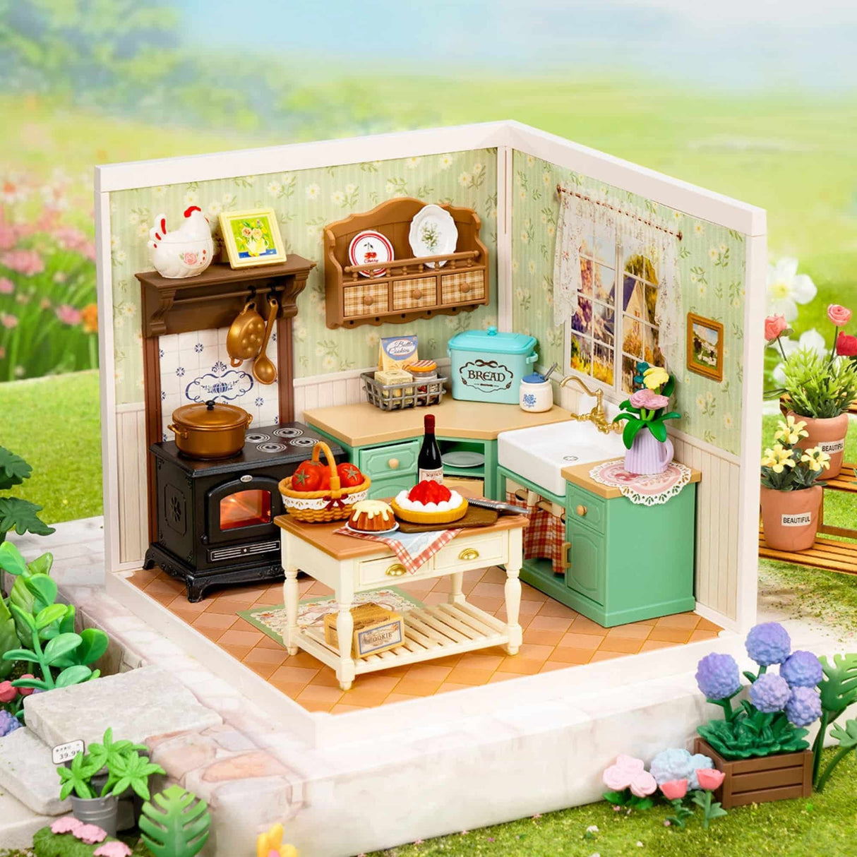 Rolife Super Creator - Casas Miniatura Farmhouse Kitchen