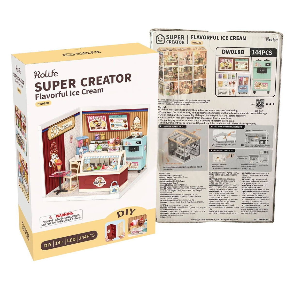 Rolife Super Creator - Casas Miniatura Flavorful Ice Cream