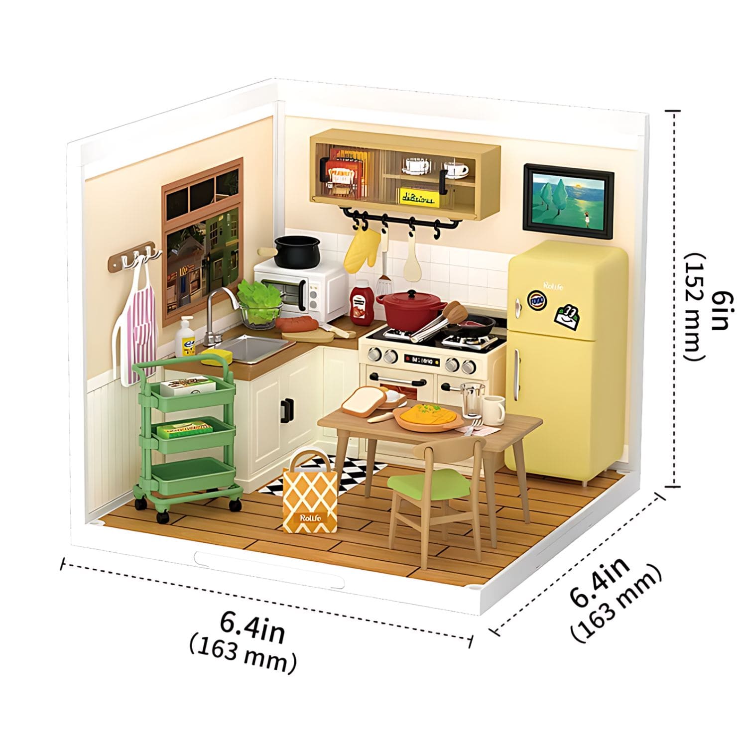 Casa Miniatura Rolife Super Creator Happy Meals Kitchen – Dibu Chile