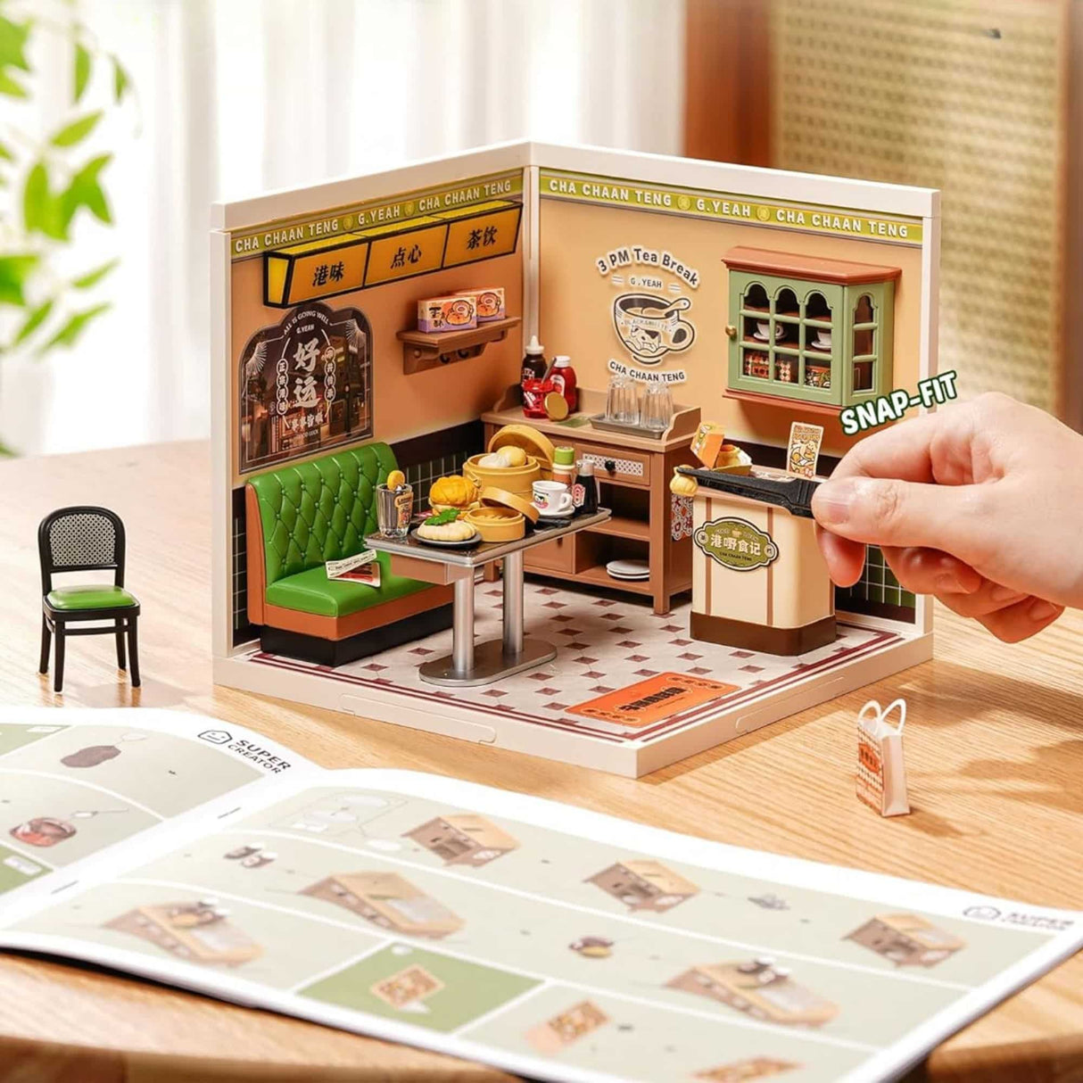 Rolife Super Creator - Casas Miniatura Hong Kong Bites Cafe