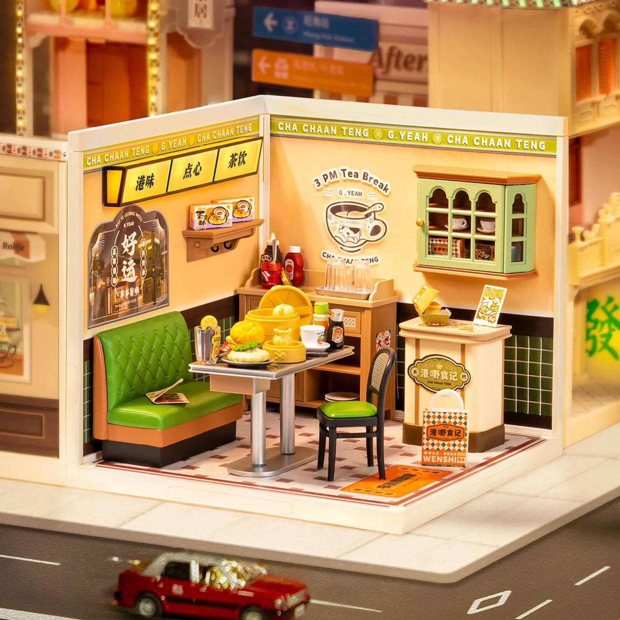 Rolife Super Creator - Casas Miniatura Hong Kong Bites Cafe