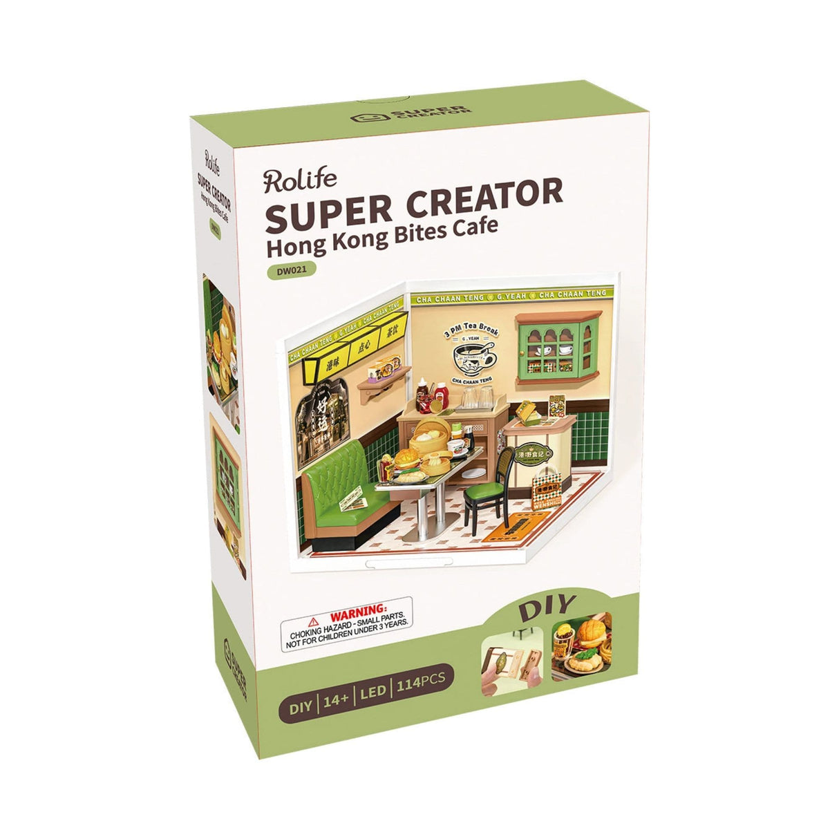 Rolife Super Creator - Casas Miniatura Hong Kong Bites Cafe
