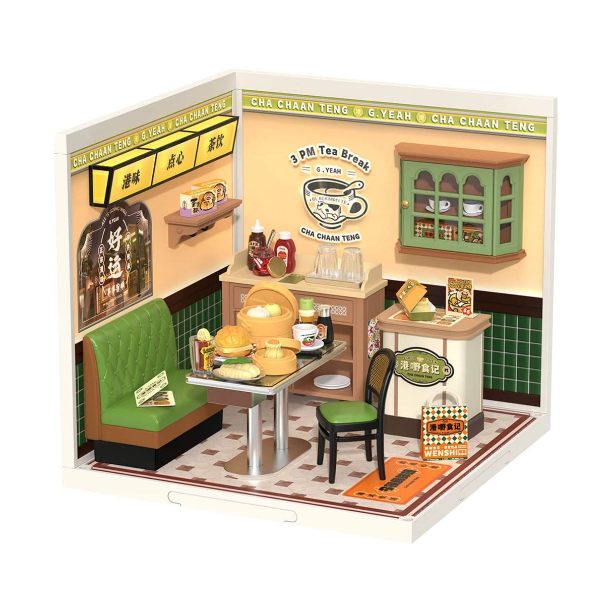 Rolife Super Creator - Casas Miniatura Hong Kong Bites Cafe