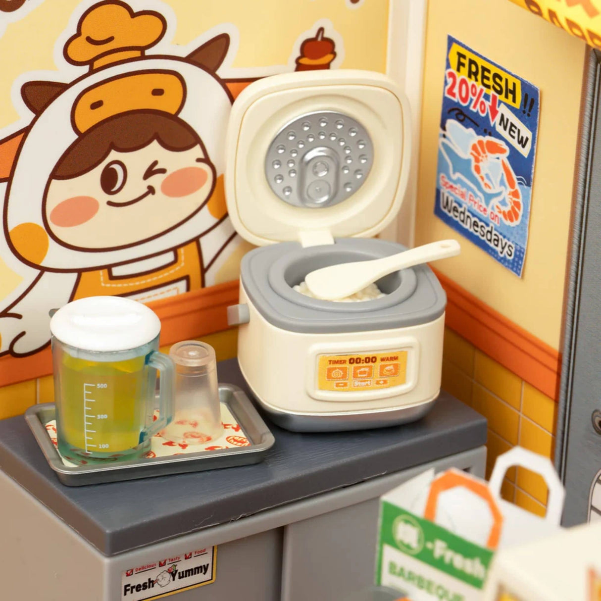 Rolife Super Creator - Casas Miniatura Night Out Food Stall