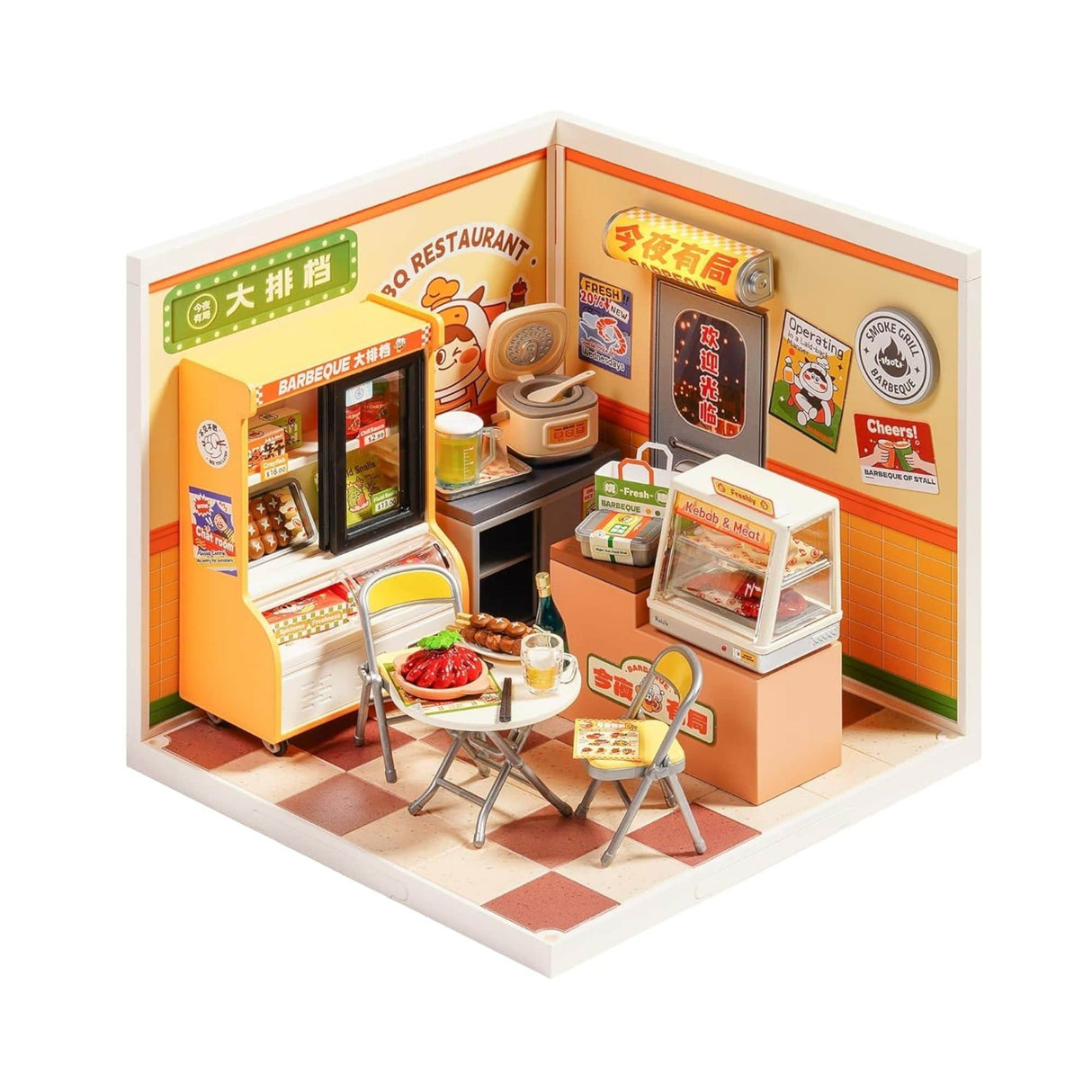 Rolife Super Creator - Casas Miniatura Night Out Food Stall
