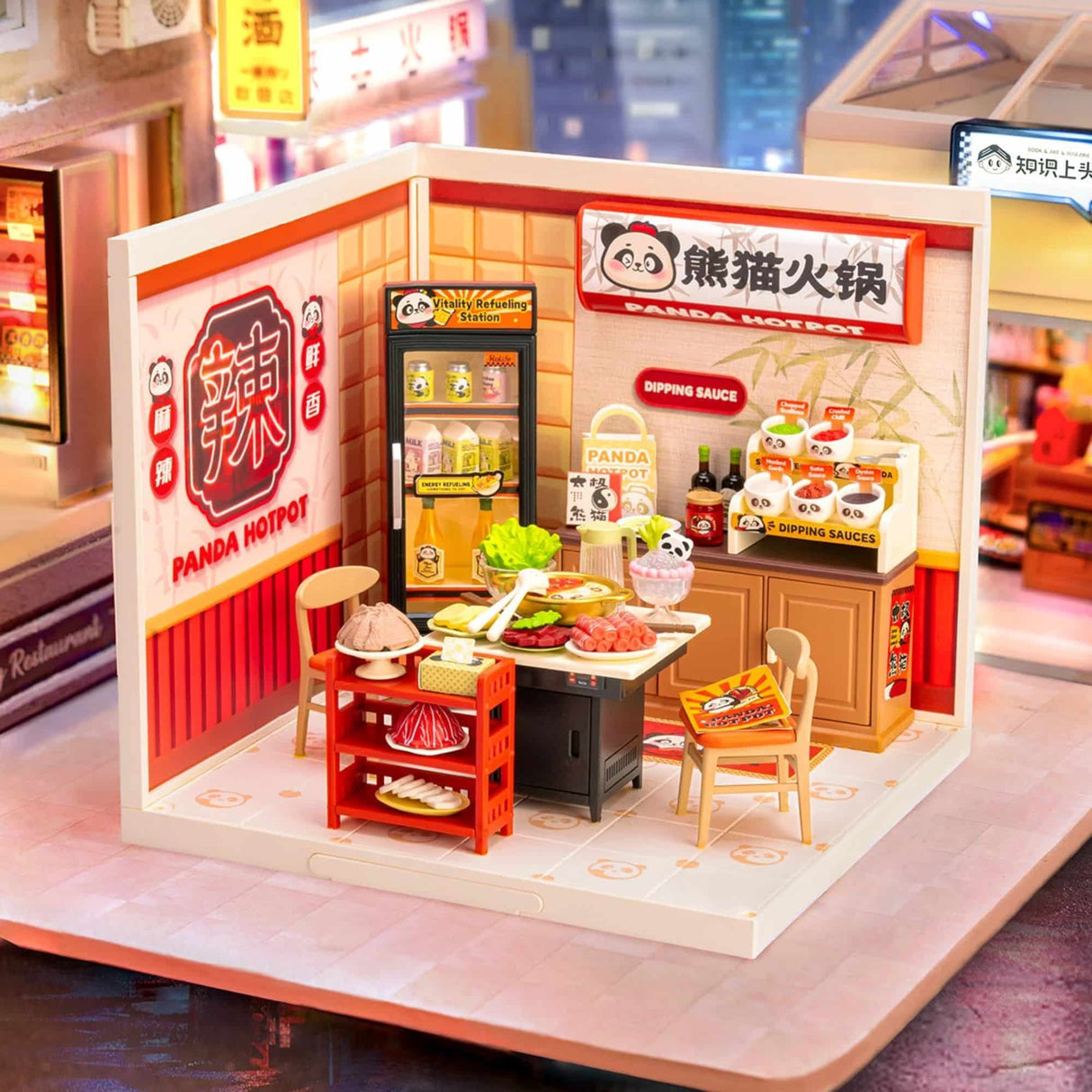 Rolife Super Creator - Casas Miniatura Panda Hot Pot