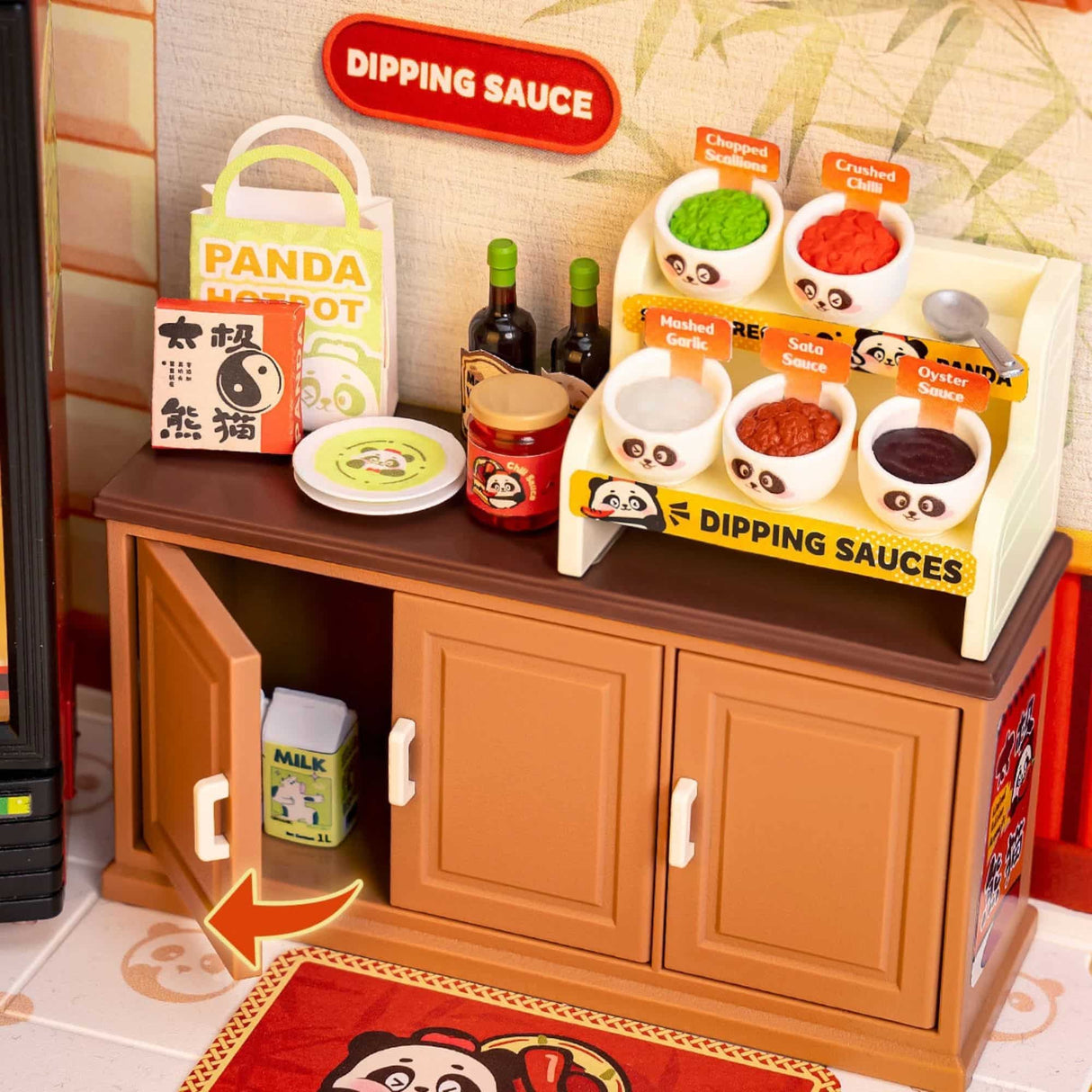 Rolife Super Creator - Casas Miniatura Panda Hot Pot