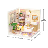 Rolife Super Creator - Casas Miniatura Pop Bubble Bathroom