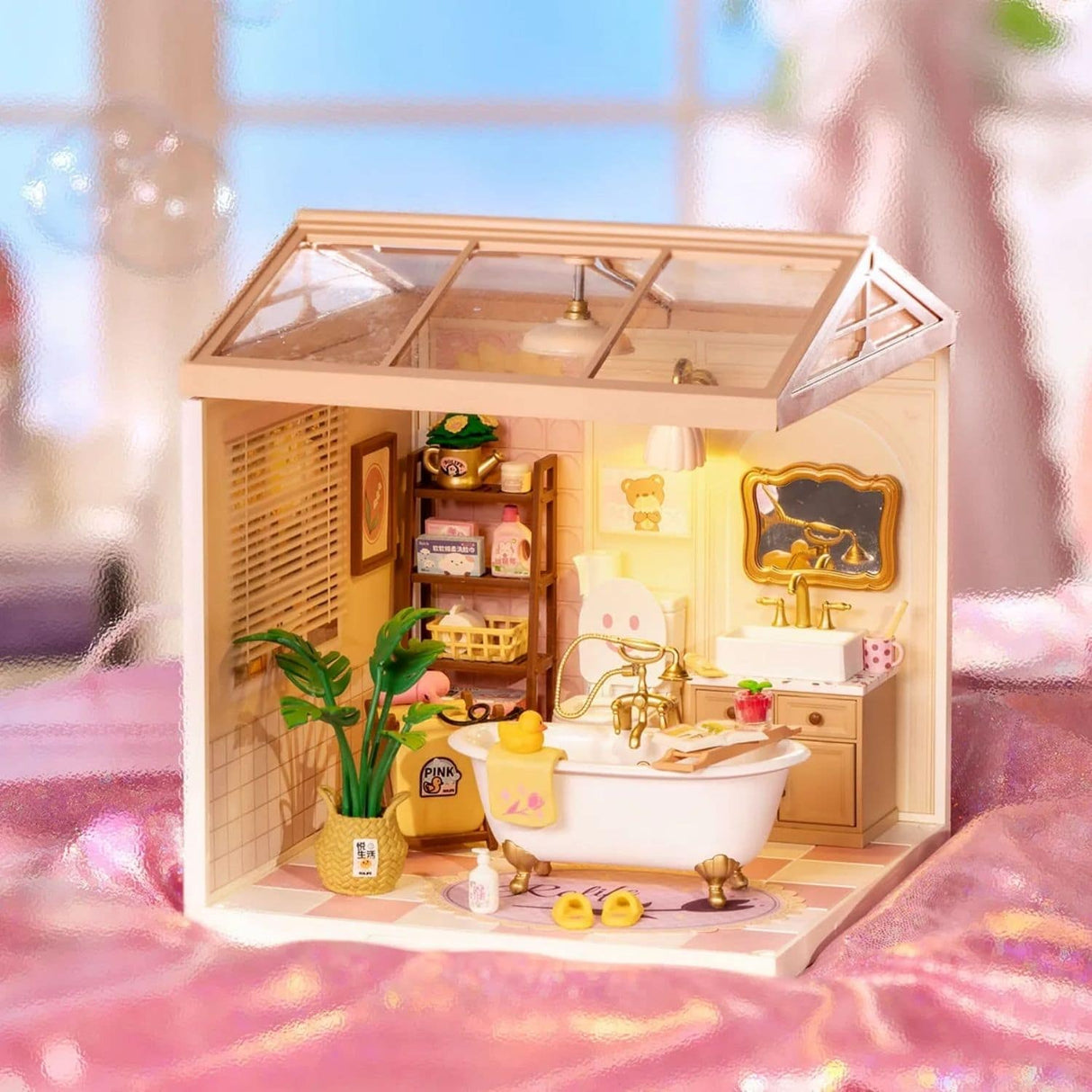 Rolife Super Creator - Casas Miniatura Pop Bubble Bathroom