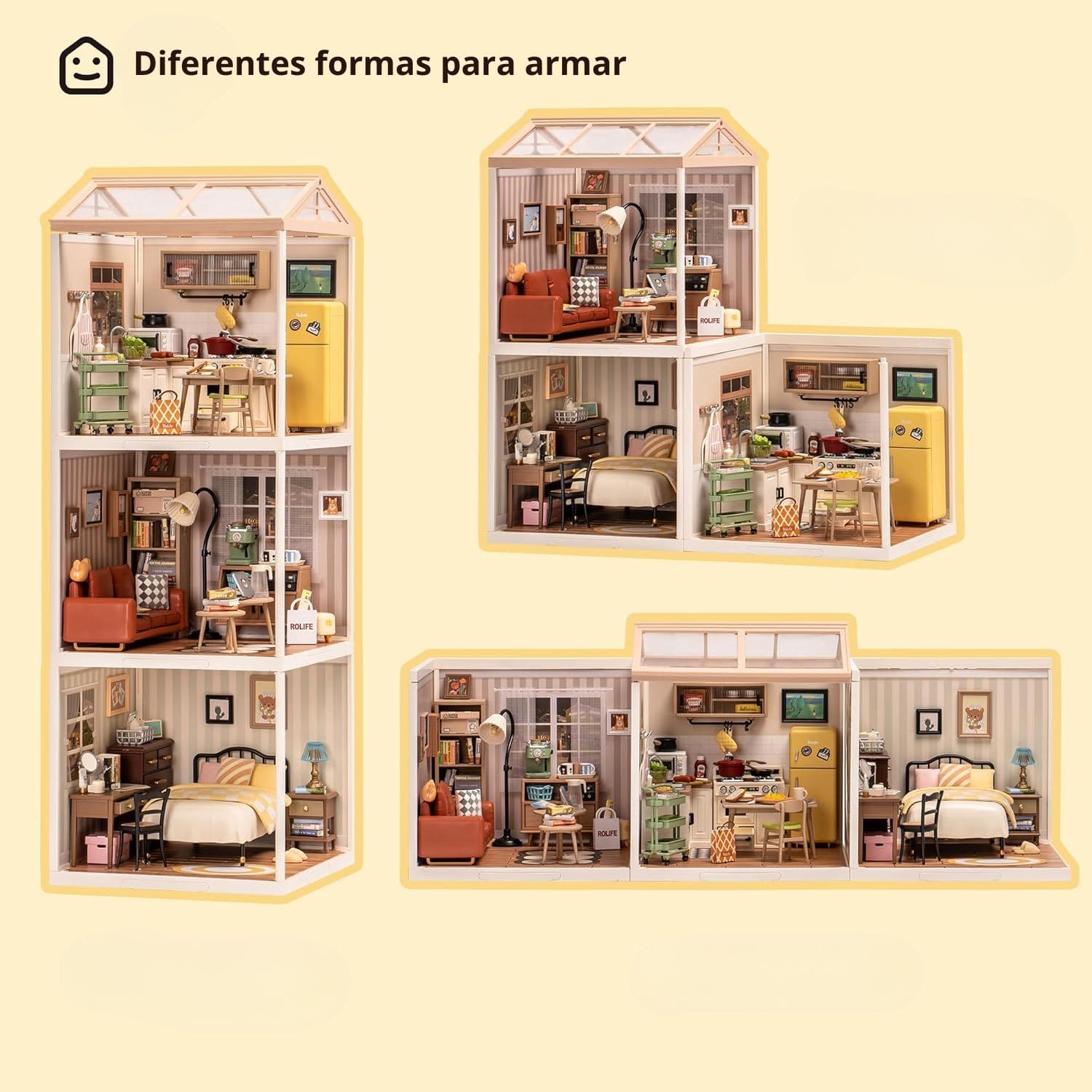 Casa Miniatura Rolife Super Creator Sweet Dream Bedroom – Dibu Chile