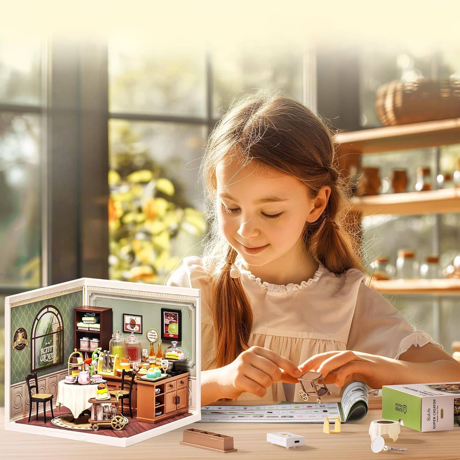 Casa Miniatura Rolife Super Creator Sweet Sips Tea – Dibu Chile