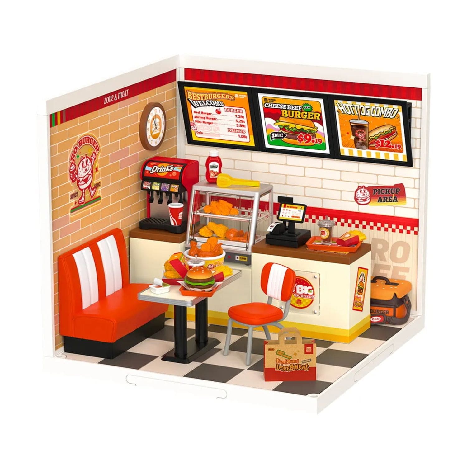 Casa Miniatura Rolife Super Creator Yum Yum Burgers – Dibu Chile