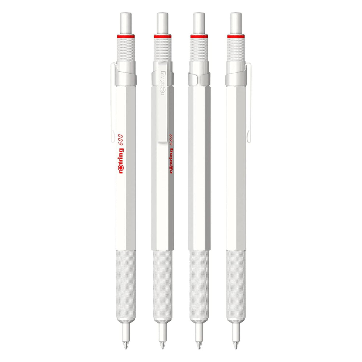 Rotring 600 - Bolígrafo Punta Media Punta Media Cuerpo Blanco Perla