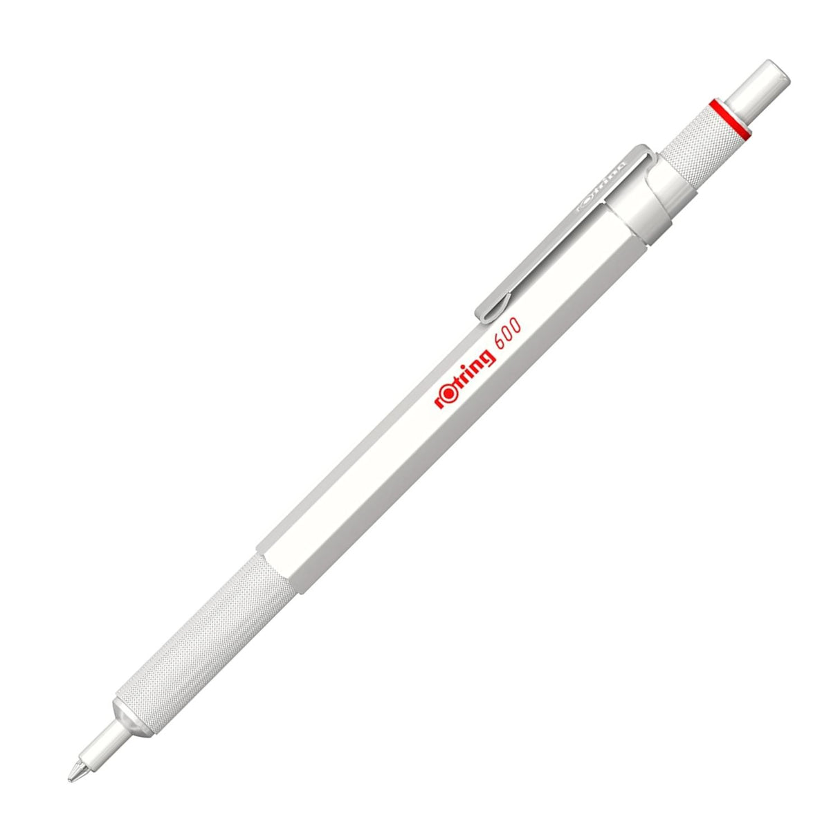 Rotring 600 - Bolígrafo Punta Media Punta Media Cuerpo Blanco Perla