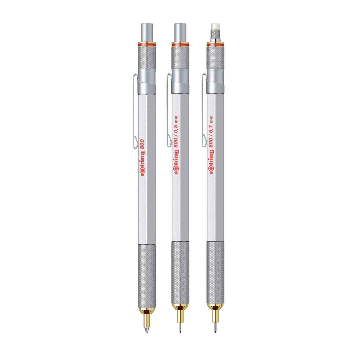 Boligrafo Rotring 800 Punta Media Color Plata – Dibu Chile