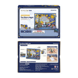 Rowood Artistic 3D Painting - Miniatura Armable Flor The Starry Night