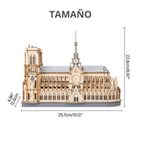 Rowood - Puzzle 3D de Madera Paris Cathedral