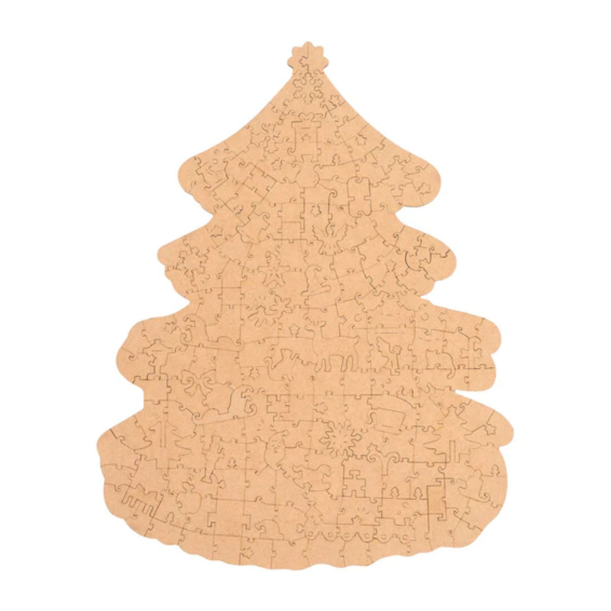 Rowood - Puzzle de Madera Christmas Town