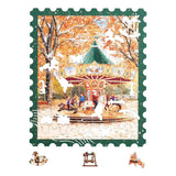 Rowood - Puzzle de Madera Golden Autumn Carousel