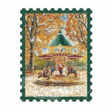 Rowood - Puzzle de Madera Golden Autumn Carousel