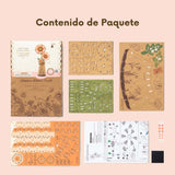Rowood Wooden Bloom Craft - Miniatura Armable Flor Light Orange Gerbera