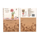 Rowood Wooden Bloom Craft - Miniatura Armable Flor Pink Dahlia