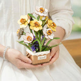 Rowood Wooden Bloom Craft - Miniatura Armable Flor Narcissus