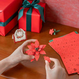 Rowood Wooden Bloom Craft - Miniatura Armable Flor Poinsettia