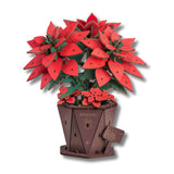 Rowood Wooden Bloom Craft - Miniatura Armable Flor Poinsettia