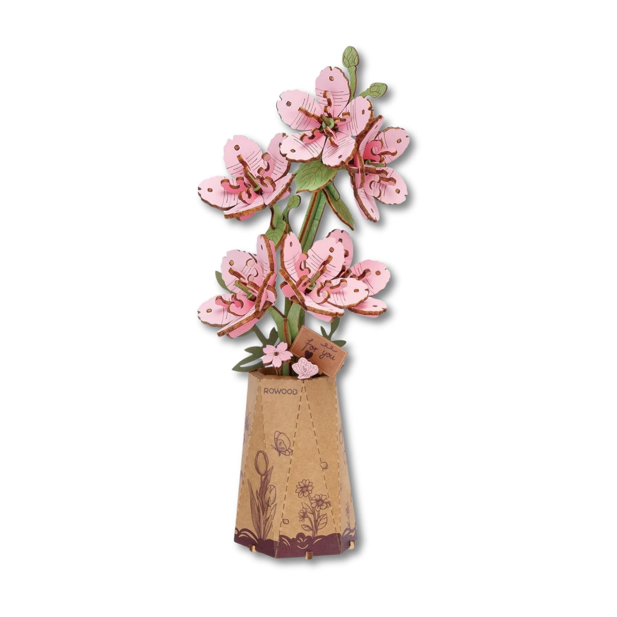Rowood Wooden Bloom Craft - Miniatura Armable Flor Sakura
