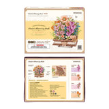 Rowood Wooden Bloom Craft - Miniatura Armable Flor Wooden Blooming Book