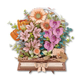 Rowood Wooden Bloom Craft - Miniatura Armable Flor Wooden Blooming Book