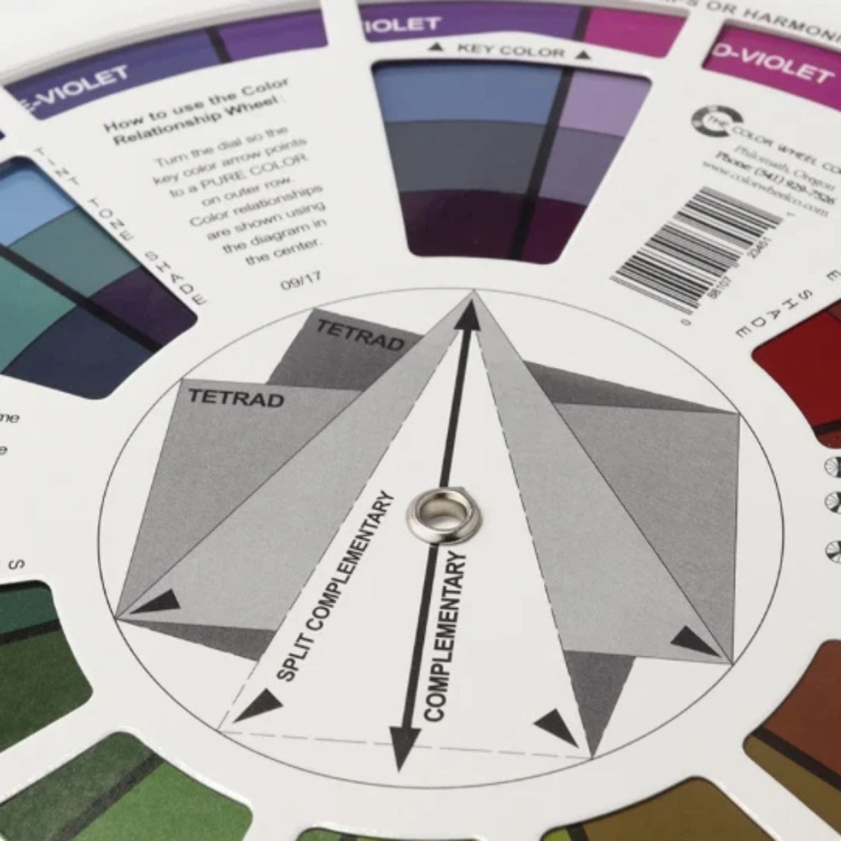 Rueda de Color o Círculo Cromático 24 cm