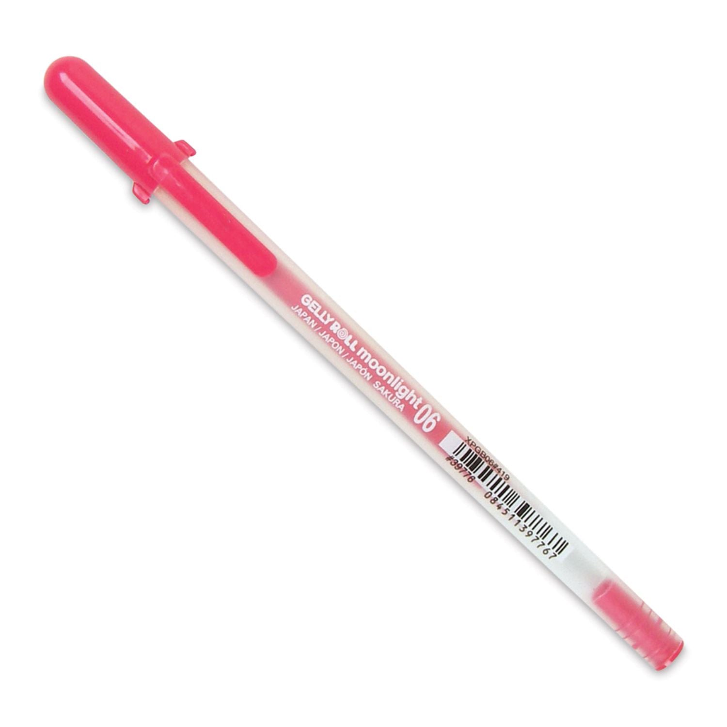 Set 6 Penne Gelly Roll Bianco Bright White SAKURA - Mix-Size 08, Inchiostro Gel Pigmentato, Impermeabile E Resistente Alla Luce