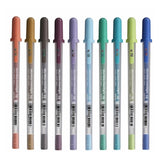 Sakura Gelly Roll - Set 10 Lápices Tinta Gel Moonlight