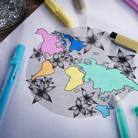 Sakura Gelly Roll - Set 12 Lápices Tinta Gel Moonlight and White