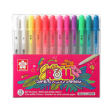 Sakura Gelly Roll - Set 12 Lápices Tinta Gel Moonlight and White