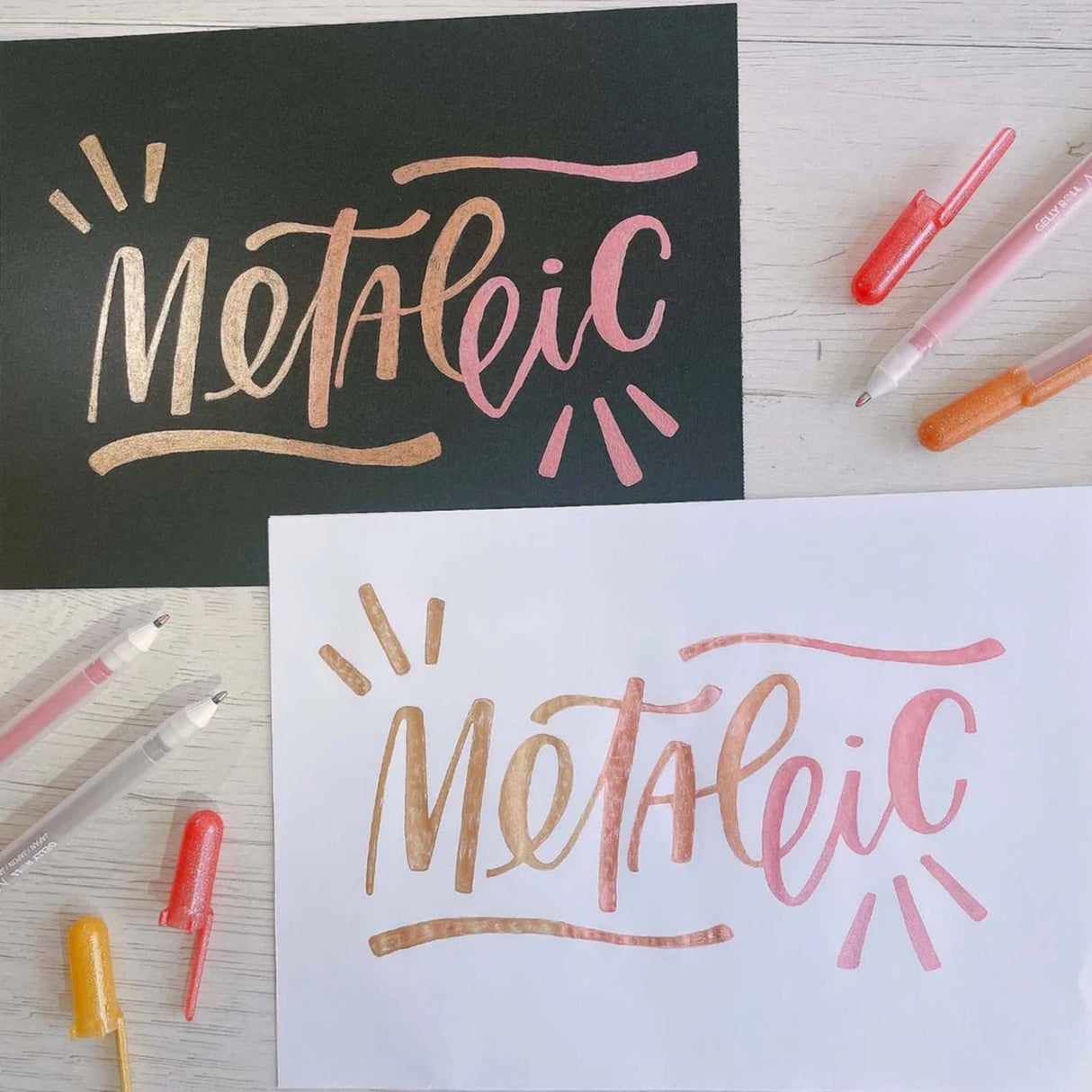 Sakura Gelly Roll - Set 6 Lápices Tinta Gel Metallic