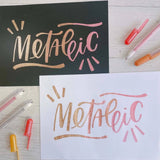 Sakura Gelly Roll - Set 6 Lápices Tinta Gel Metallic