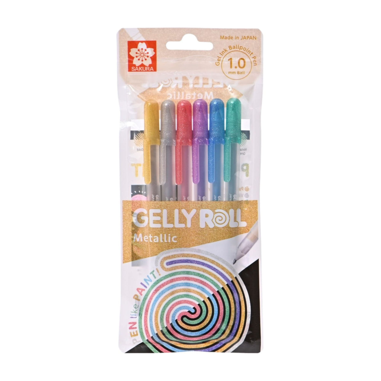 Sakura Gelly Roll - Set 6 Lápices Tinta Gel Metallic