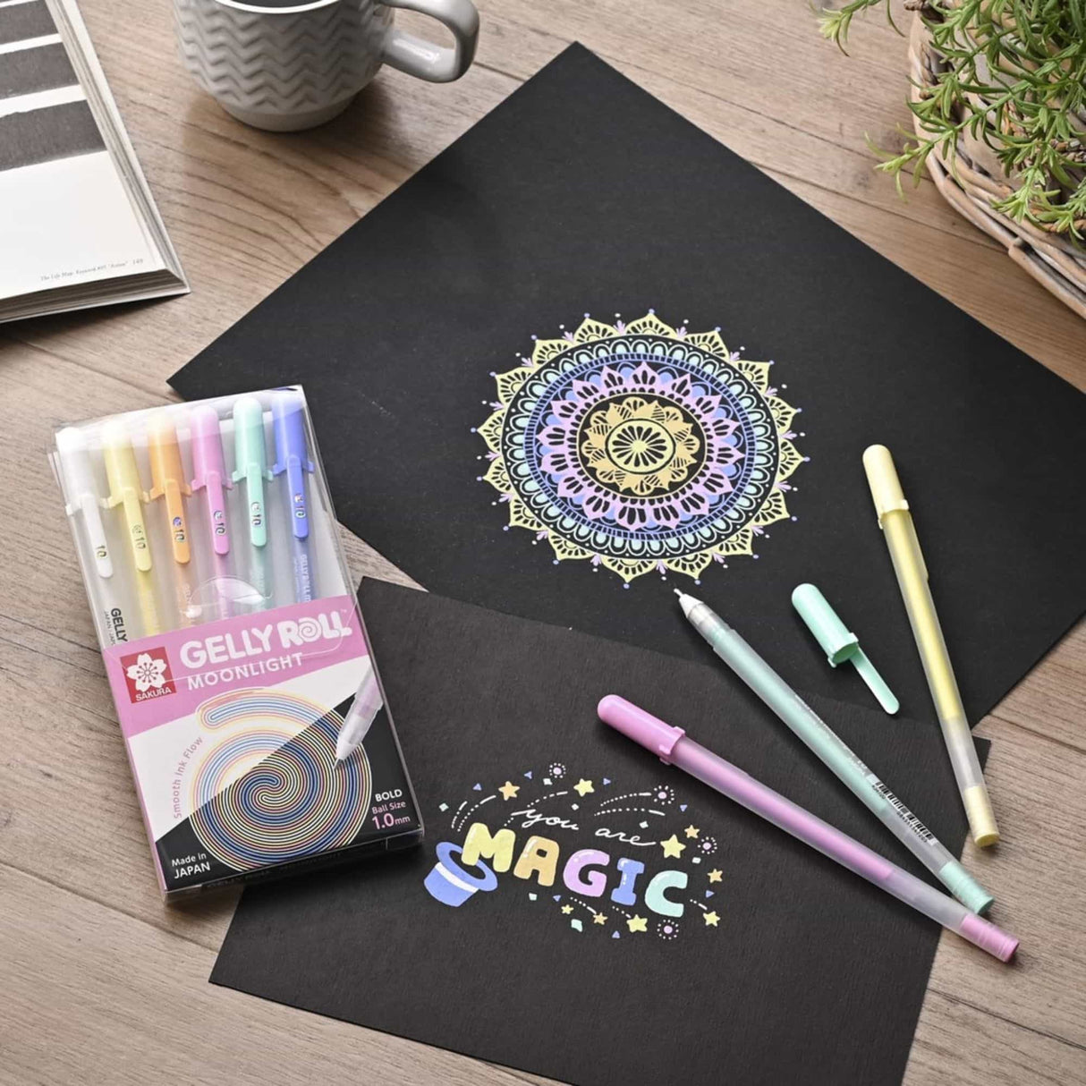 Sakura Gelly Roll - Set 6 Lápices Tinta Gel Moonlight