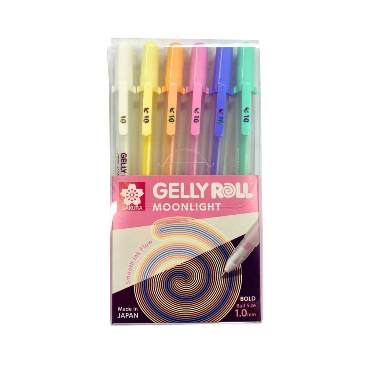 Sakura Gelly Roll - Set 6 Lápices Tinta Gel Moonlight